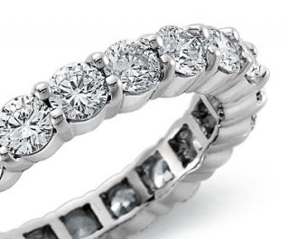 Blue Nile Signature Diamond Eternity Ring in Platinum (3 ct. tw 
