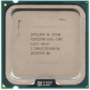 Intel Pentium E5200 2.5GHz 800MHz 2MB Socket 775 Dual Core Intel E5200