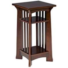 Edgewater Collection Espresso Finish Plant Stand