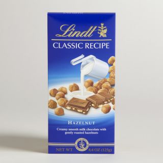 Lindt Classic Recipe Milk Chocolate Hazelnut Bar  World Market