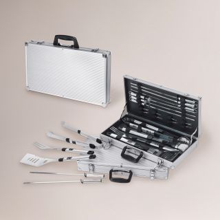 BBQ Tool Set with Aluminum Case  World Market
