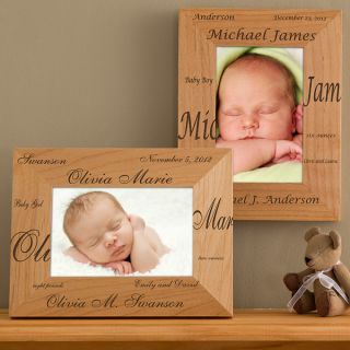 9769   New Arrival© Personalized Baby Frame 