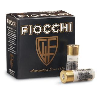 100 Rds. Fiocchi 12 Ga. 2 3/4 Rubber Buckshot   354273, 12 Ga Ammo at 