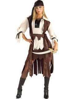 Womens Carribean Pirate Babe Fancy Dress Costume Littlewoods