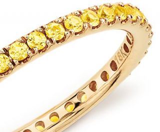 Yellow Sapphire Eternity Ring in 18k Yellow Gold  Blue Nile
