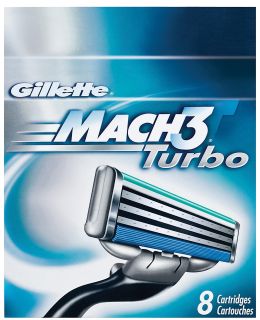 Gillette MACH3 Turbo Refill Cartridges 8 ct   