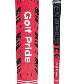 Golf Pride New Decade MultiCompound Cord Red .580 Ribbed Grip Kit at 