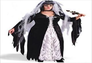 Plus Size Coffin Bride Plus Adult Costume image