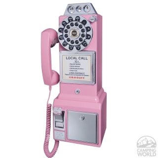 1950s Classic Pay Phone   Pink   Modern Marketing Concepts CR56 PI 