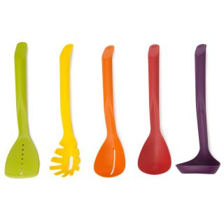 MAGNETIC NESTING UTENSILS   SET OF 5  Spoons, Organizer, Stand 