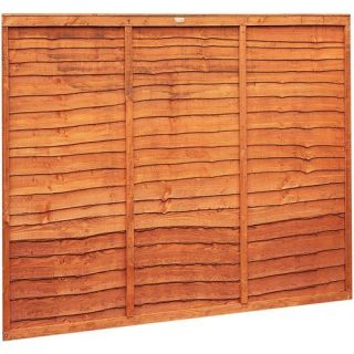 Overlap Fence Panel 1.8x1.5m / 6x5ft   Fence Panels   Fencing  Gardens 