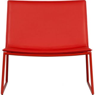 triumph red lounge chair in chairs  CB2