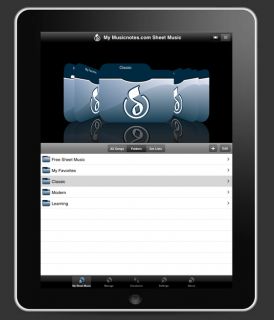 Sheet Music on iPad with Musicnotes Sheet Music Viewer for iPad