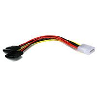 Product Image for 6inch SATA Serial ATA Splitter Power Cable(1 X 5.25 