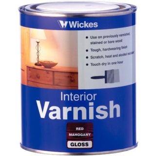 Varnish Dark Oak Gloss 750ml   Water Based Varnish   Decorating 