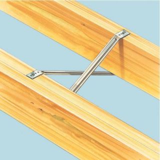 Herringbone Joist Strut 40cm   Timber Brackets   Hardware & Metalwork 