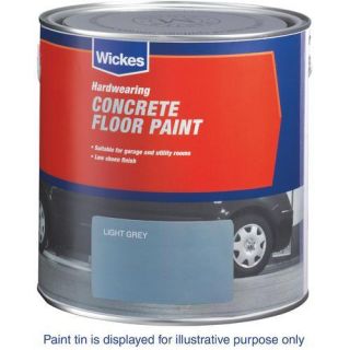 Concrete Floor Paint Brick Red 2.5L   Floor Paint   Paint  Decorating 