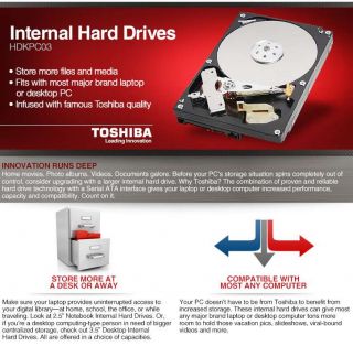 1TB storage capacity; can accommodate tons of files and documents SATA 