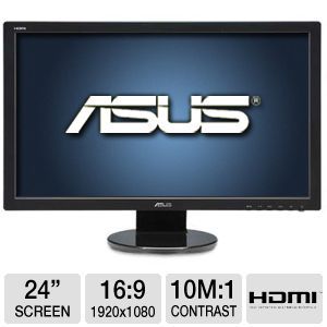 Buy the ASUS 24 1080p LED, Speakers, 2ms, DVI, HDMI .ca