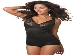 Plus Size Animal Lace Body Briefer by Cortland®  Plus Size All in 