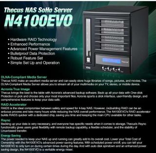 Buy the Thecus N4100EVO Four Bay NAS SoHo Server .ca