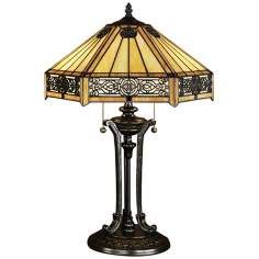 Quoizel, Tiffany Table Lamps By  