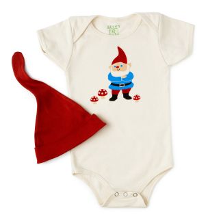 GNOME BABYSUIT & HAT  Organic, Gnome, Cute, Unique, Gifts for New 