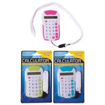 Home Teachers Corner Electronics Pocket Calculators with Lanyards