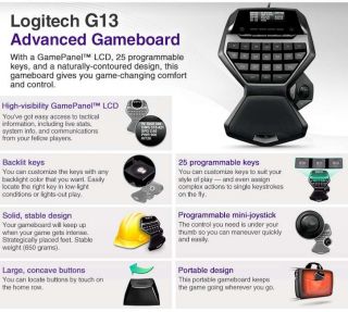 Buy the Logitech 920 000946 G13 Advanced Gameboard .ca
