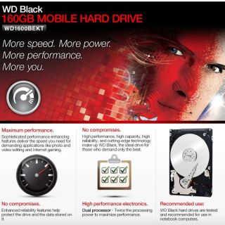 Buy the WD Black 160GB Sata Mobile Hard Drive .ca