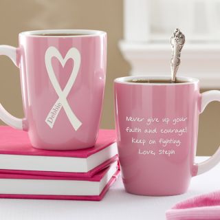 11025   Courage & Strength© Personalized Pink Mug 
