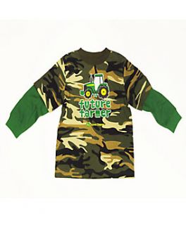 John Deere® Toddler Boys Future Farmer Camouflage Print Tee with 