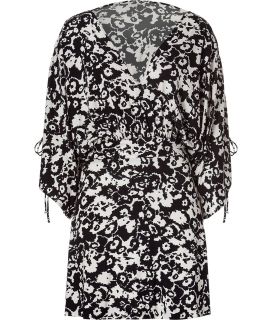 Paul & Joe Black/Ecru Printed Jersey Dress  Damen  Kleider 