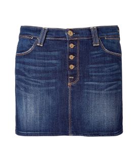 Seven for all Mankind Warm Med Blue Biancha Skirt  Damen  Jeans 