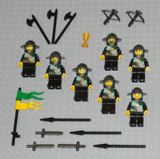 LEGO Minifigures Lot 7 Castle Dragon Knights Swords Weapons Lego 