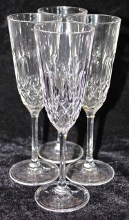 stuart crystal champagne flutes in Pottery & Glass