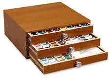 Madeira 180 Spool Embroidery Thead Chest Teak New