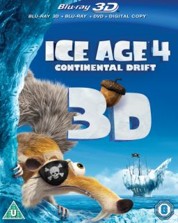 Ice Age 4 Continental Drift 3D (Includes 2D Blu Ray, DVD and Digital 