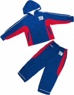 New York Giants Infant Full Zip Hooded Jacket and Pant Set 