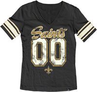 New Orleans Saints Womens Tops, New Orleans Saints Womens T Shirts 
