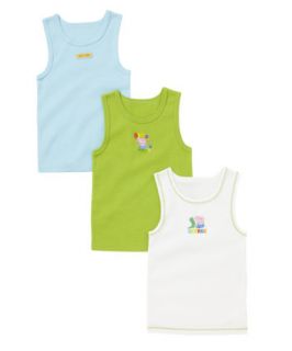 George Pig Vests – 3 Pack   vests   Mothercare