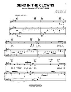 Look inside Send In The Clowns   Sheet Music Plus