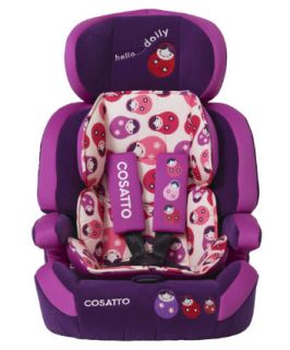 Cosatto Zoomi Highback Booster Car Seat   Hello Dolly   highback 