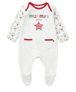 Mothercare Mummy Christmas All In One   all in ones   Mothercare