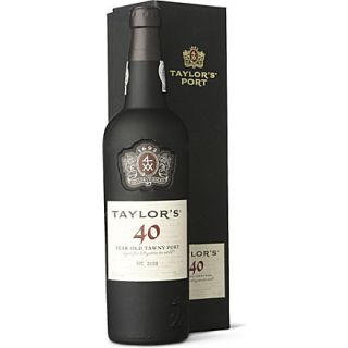 40 year old Tawny 750ml   TAYLORS   Port   Fortified wine   Wine 
