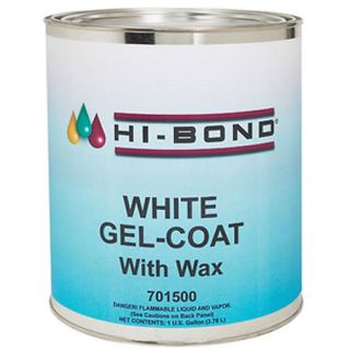 White Gel Coat With Wax Quart   
