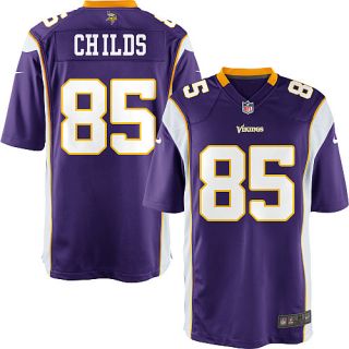Youth Nike Minnesota Vikings Greg Childs Game Team Color Jersey (S XL 