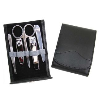 Leather Flip Manicure Sets at Brookstone—Buy Now