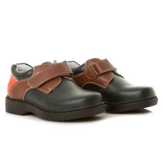 Campanilla Black/Brown Panelled Leather Shoes