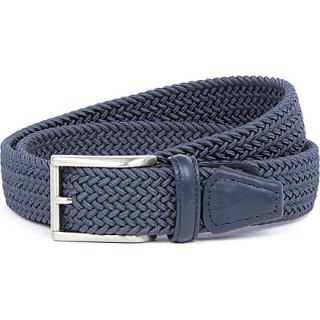 Elasticated woven belt   ANDERSONS   Belts   Shop Accessories 